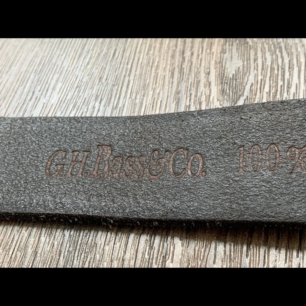 G. H. Bass & co belt